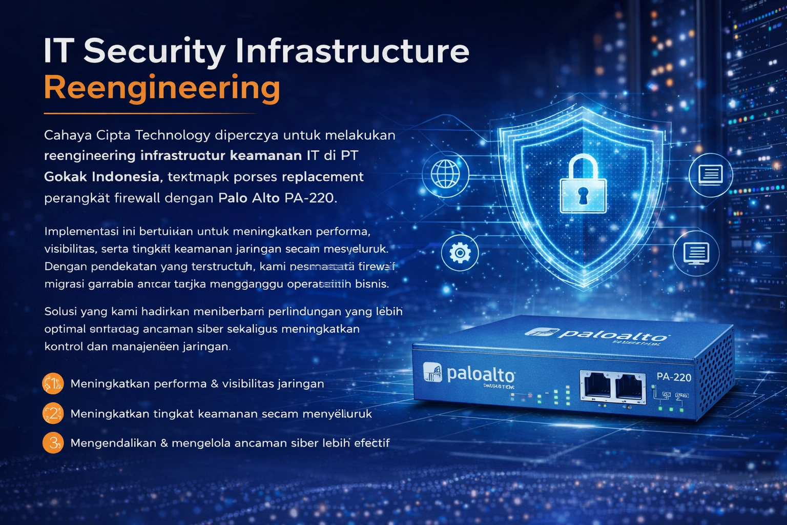 IT Security Infrastructure Reengineering for PT Gokak Indonesia