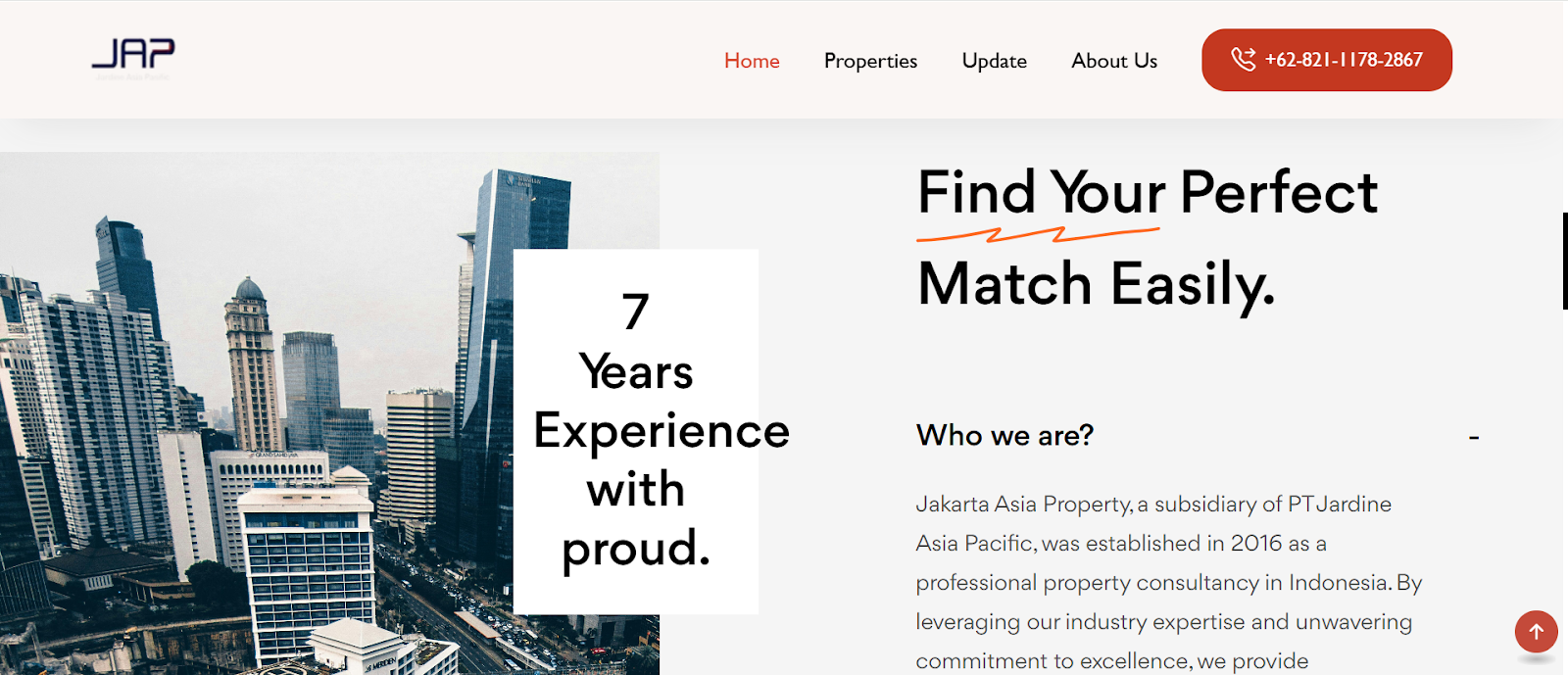 Modern Property Listing Platform for Jardine Asia Pacific